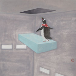 El Hoyo 30x30 cm 纸本设色2020 